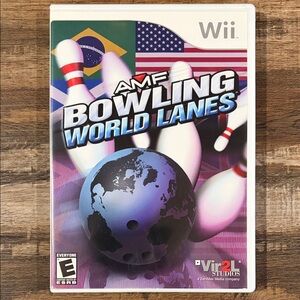 Bowling World Lanes Video Game for Nintendo Wii